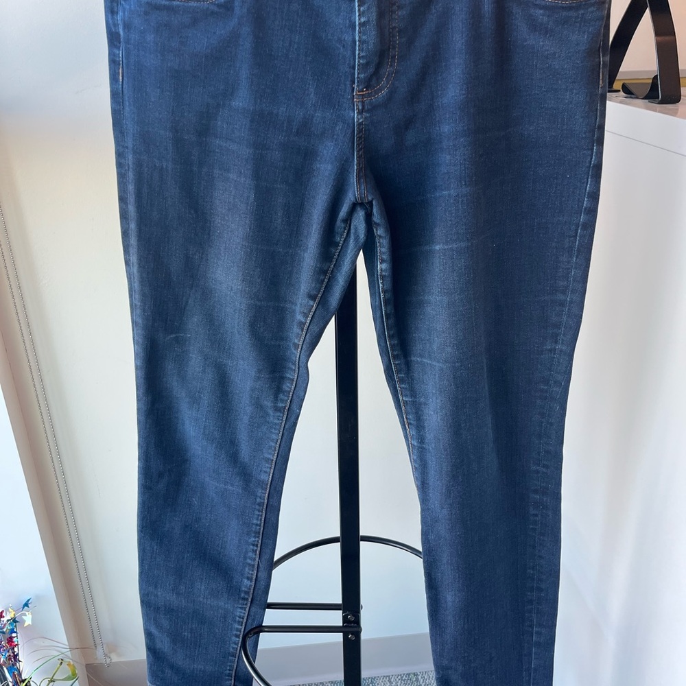 Kut from the Kloth Dark Blue Skinny Jeans Size 12